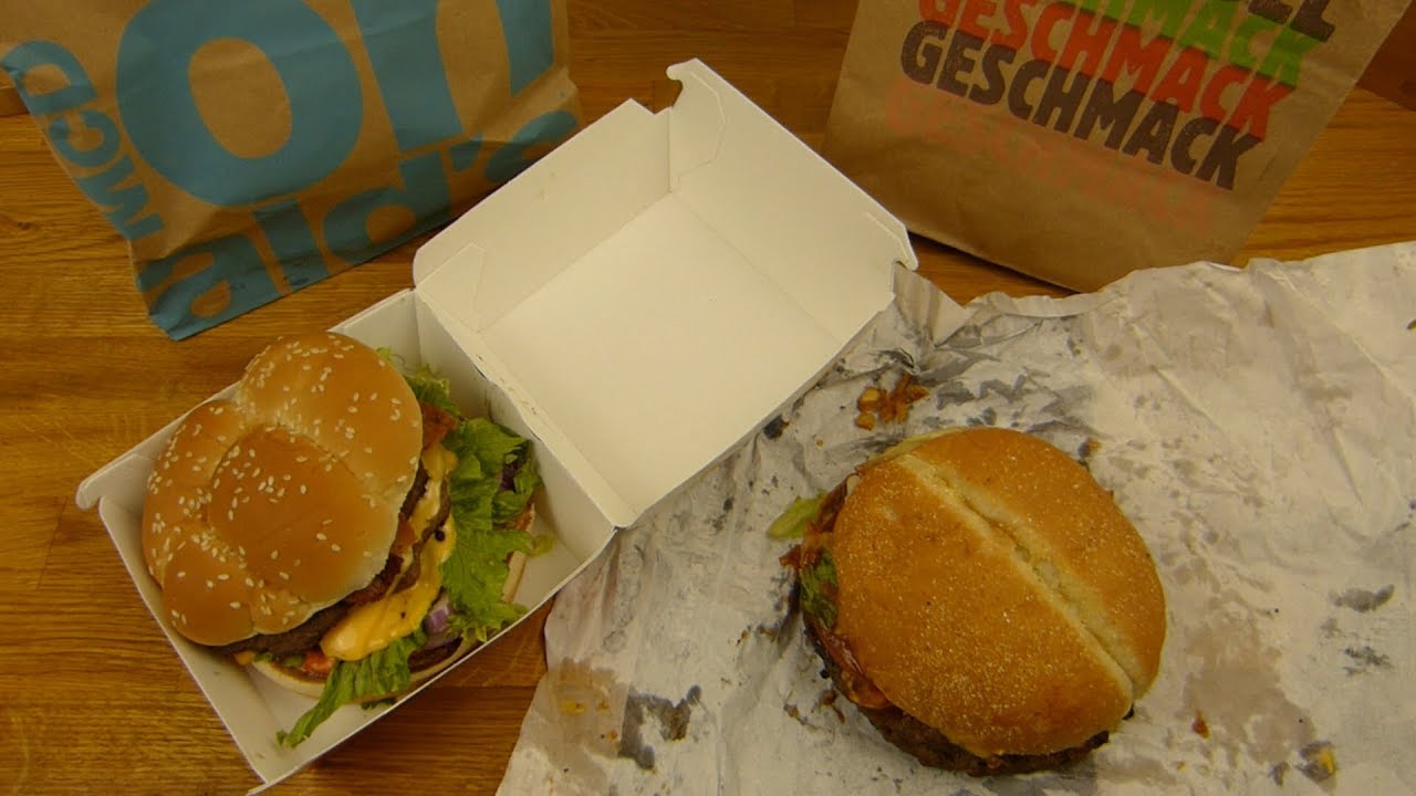 Mcdonald S Vs Burger King Double Steakhouse Youtube