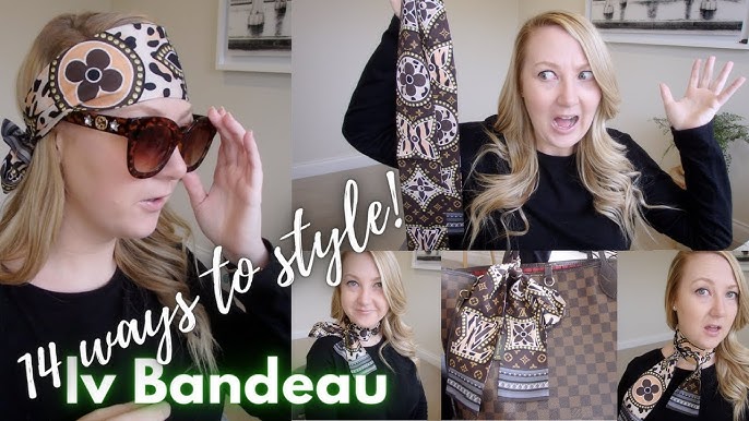 5 WAYS TO STYLE A BANDEAU ON YOUR LOUIS VUITTON HANDBAG on SPEEDY