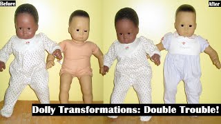 Dolly Transformations: Double Trouble! @AThousandSplendidDolls