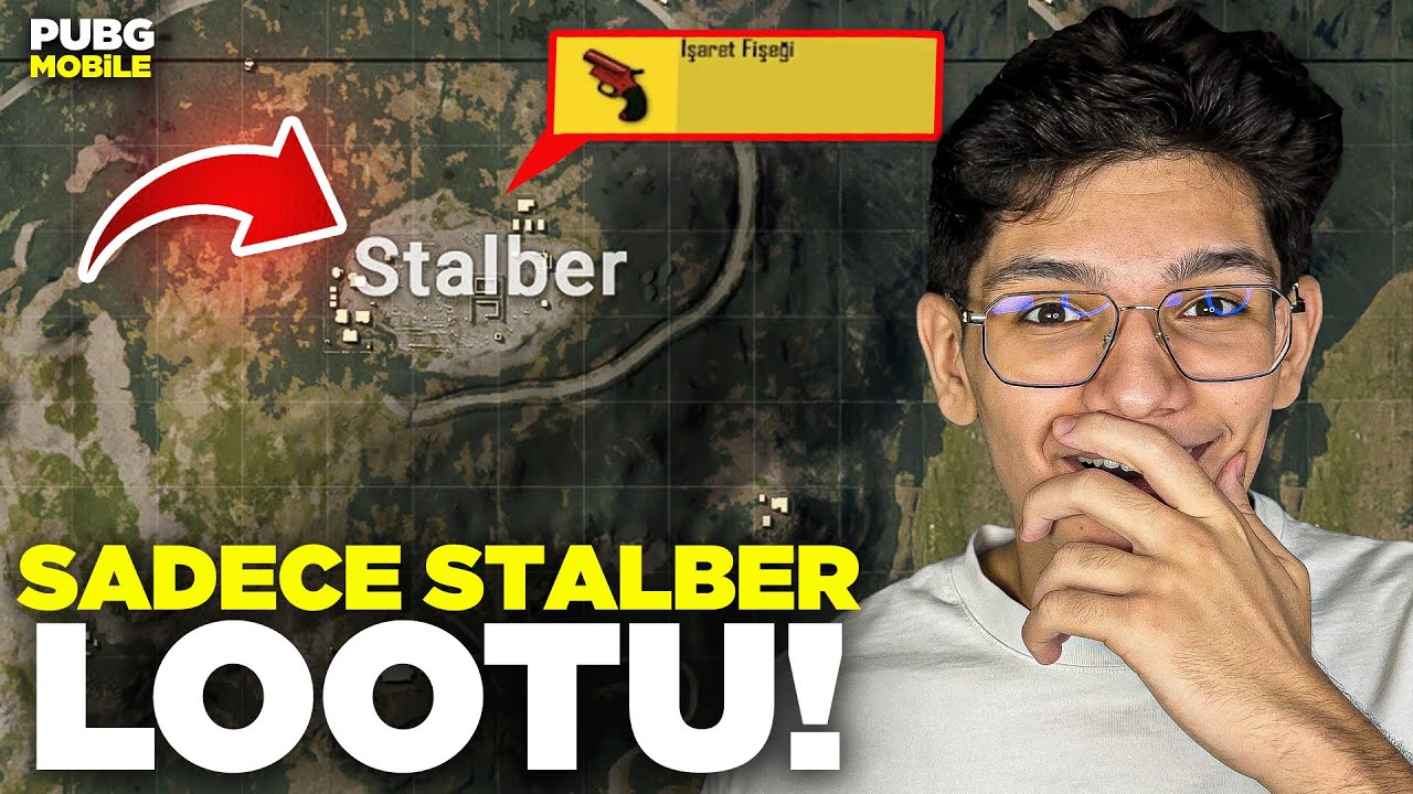 SADECE STALBER LOOTUYLA OYNADIM! - PUBG MOBİLE