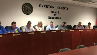 06-20-2023 Overton County Board of Education meeting
