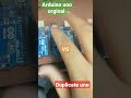 Arduino uno R3 original vs duplicate #arduino #arduinoproject #electronics