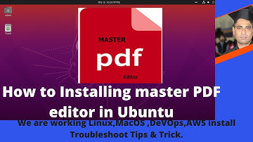 How to Installing master PDF editor in Ubuntu