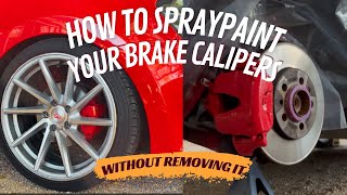 HOW TO SPRAY YOUR BRAKE CALIPERS WITHOUT REMOVING IT | SHAKY WES