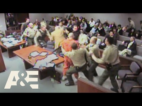 Court Cam: Courtroom Erupts in Chaos as Victim’s Brother Attacks Murderer | A&E