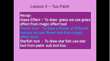 Smudge Effect & Noise Effect  in Tux Paint class 3