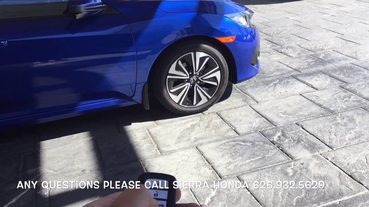 2016 Honda Civic Remote Start - YouTube