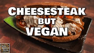 Philly Cheesesteak -BUT VEGAN!  Buns, Cheese and "Meat"