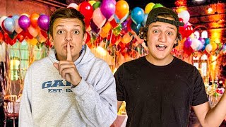 THROWING A SURPRISE PARTY FOR HIS BIRTHDAY!