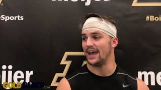 Purdue Boilermakers running back Zander Horvath