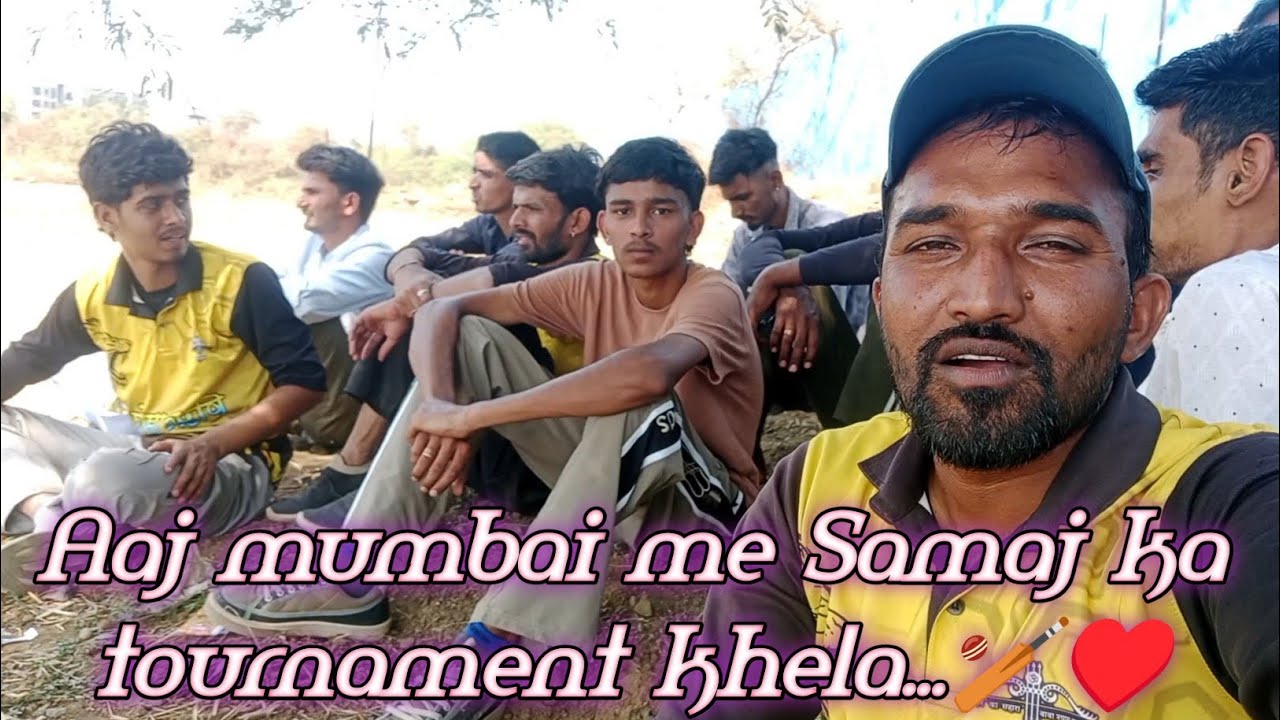 Aaj mumbai me Samaj ka tournament khela 🏏♥️🥰