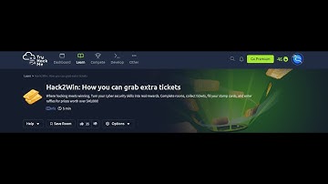 Hack, Learn & Win with Hack2Win on TryHackMe 🎫💻