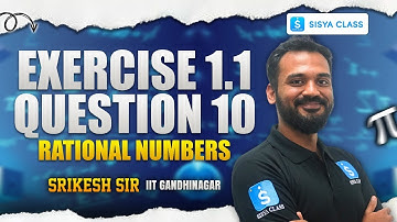 Rational Numbers Exercise 1 Question 10 | CBSE Class 8 Maths Chapter 1 Solution | NCERT Solutions