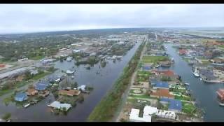 Drone video shows devastation in Aransas Pass caused by Hurricane Harvey