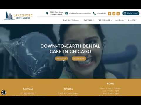 Lakeshore Dental Studio Website Showcase