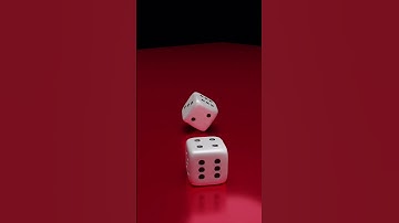 Dice Rolling 3D animation #shorts
