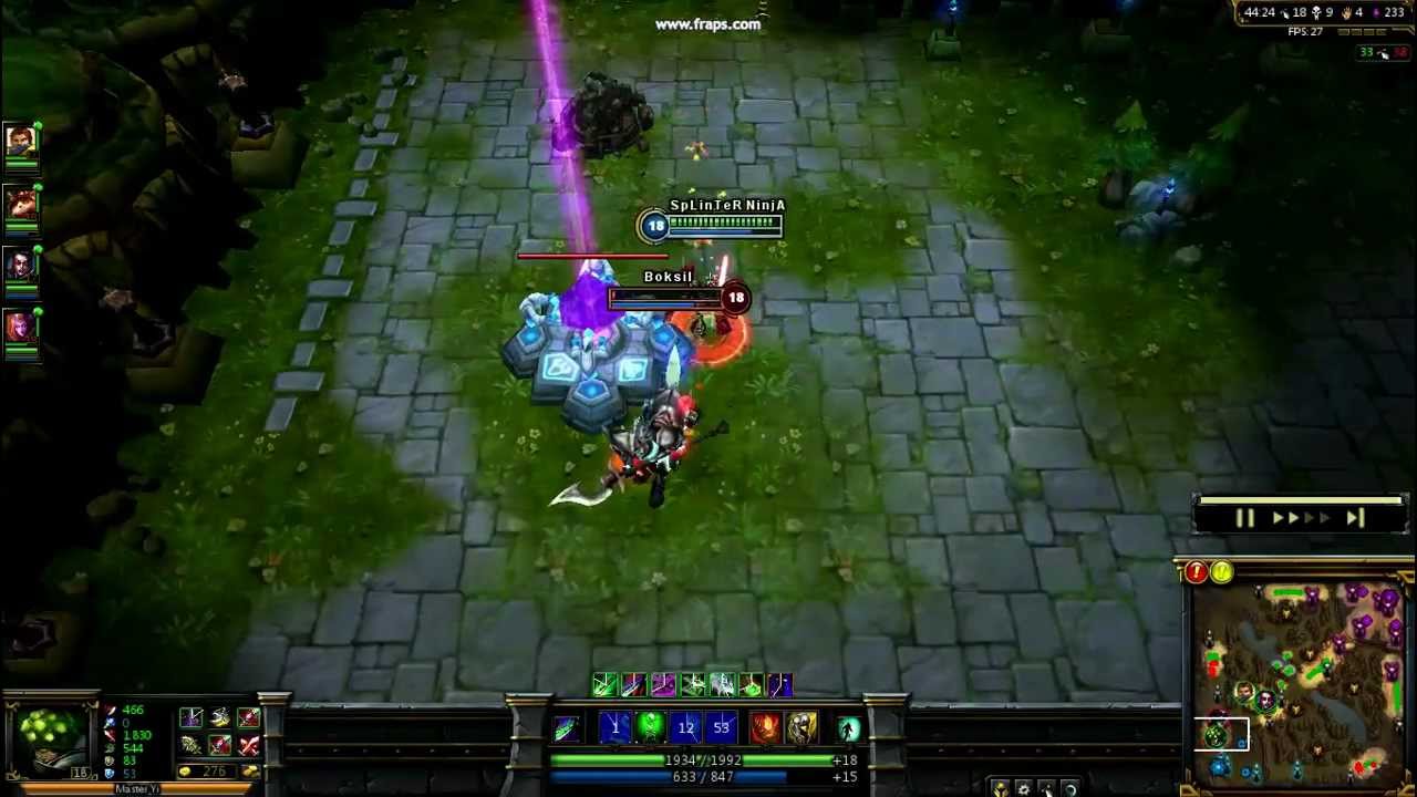 League Of Legends - Old Master Yi pentakill