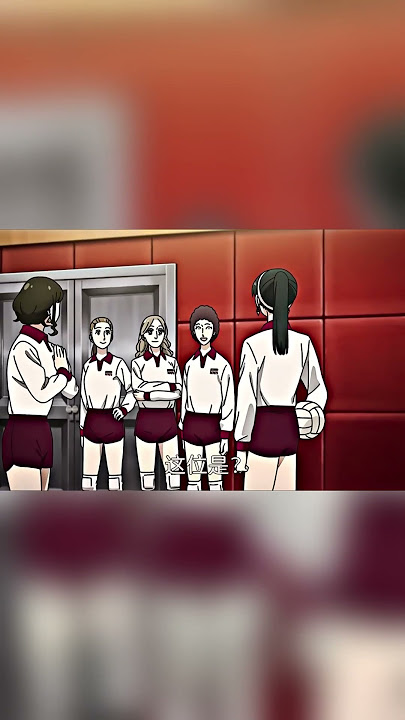 Yol plays volleyball with no technique, it's all about?#anime recommendatio #animeshorts #shortvideo