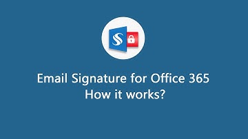 Sigsync Email Signature for Office 365 - How it works?