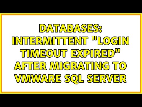 Databases: Intermittent 