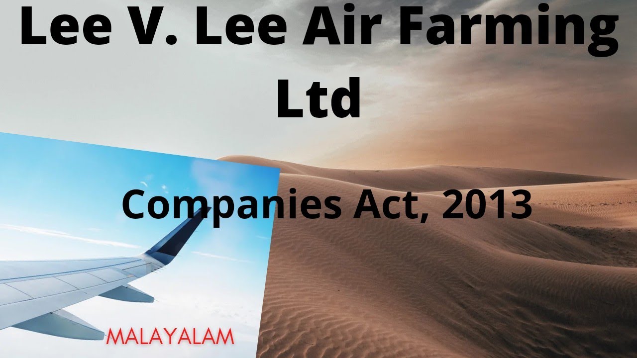 Lee V Lee Air Farming Ltd 1961 Doctrine of Corporate Veil Company Law YouTube Lee V Lee Air Farming Ltd 1961 Doctrine of Corporate Veil Company Law YouTube
