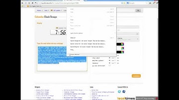 how to add digital clock for my blogger