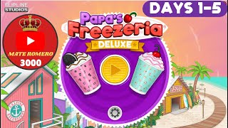 Playing Papa's Freezeria Deluxe in 28 Minutes | Days 1-5 | FREE DOWNLOAD, LINK IN DESCRIPTION