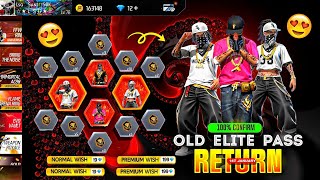 100% 🔥 New Elite Pass 3.0, Elite Pass Return 💥😮| free fire new event | ff new event | new event ff