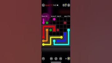 Flow Free - Manias - 8x8 Mania - Level 11