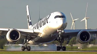 ✈️ 75+ CLOSE UP TAKEOFFS & LANDINGS in 1 HOUR | Amsterdam Schiphol Plane Spotting