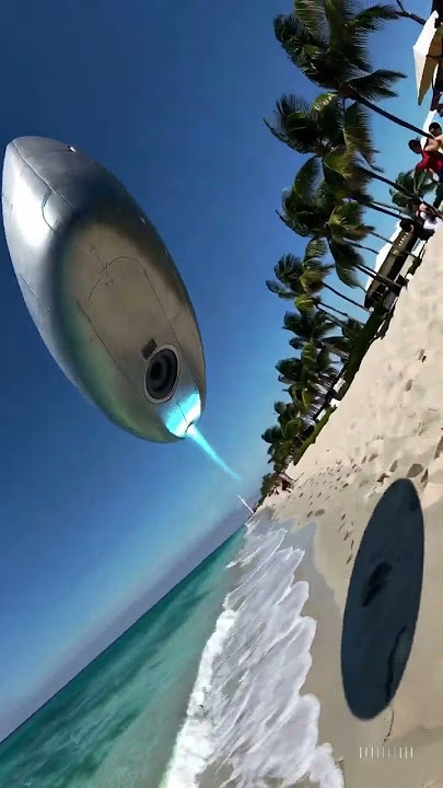 #alien  #arrival  #sunny  #beach #ai #sora