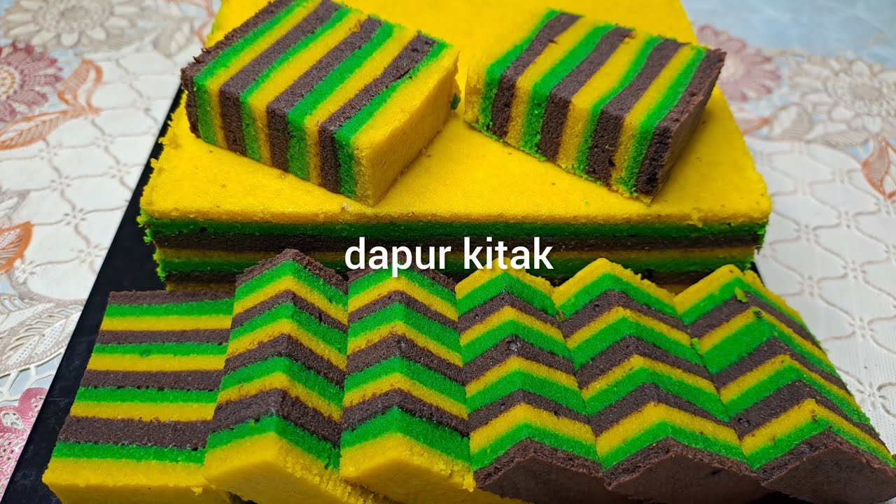 kek lapis bumi verci bakar