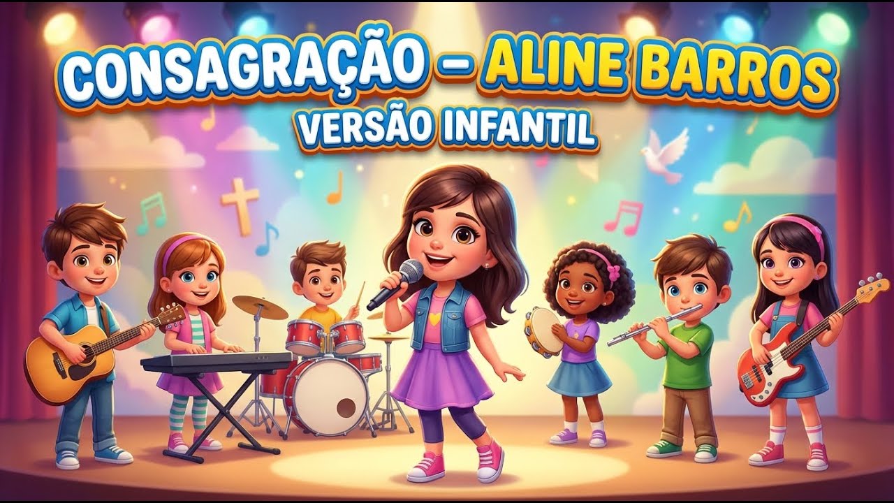 CONSAGRAÇÃO | VERSÃO INFANTIL | ALINE BARROS