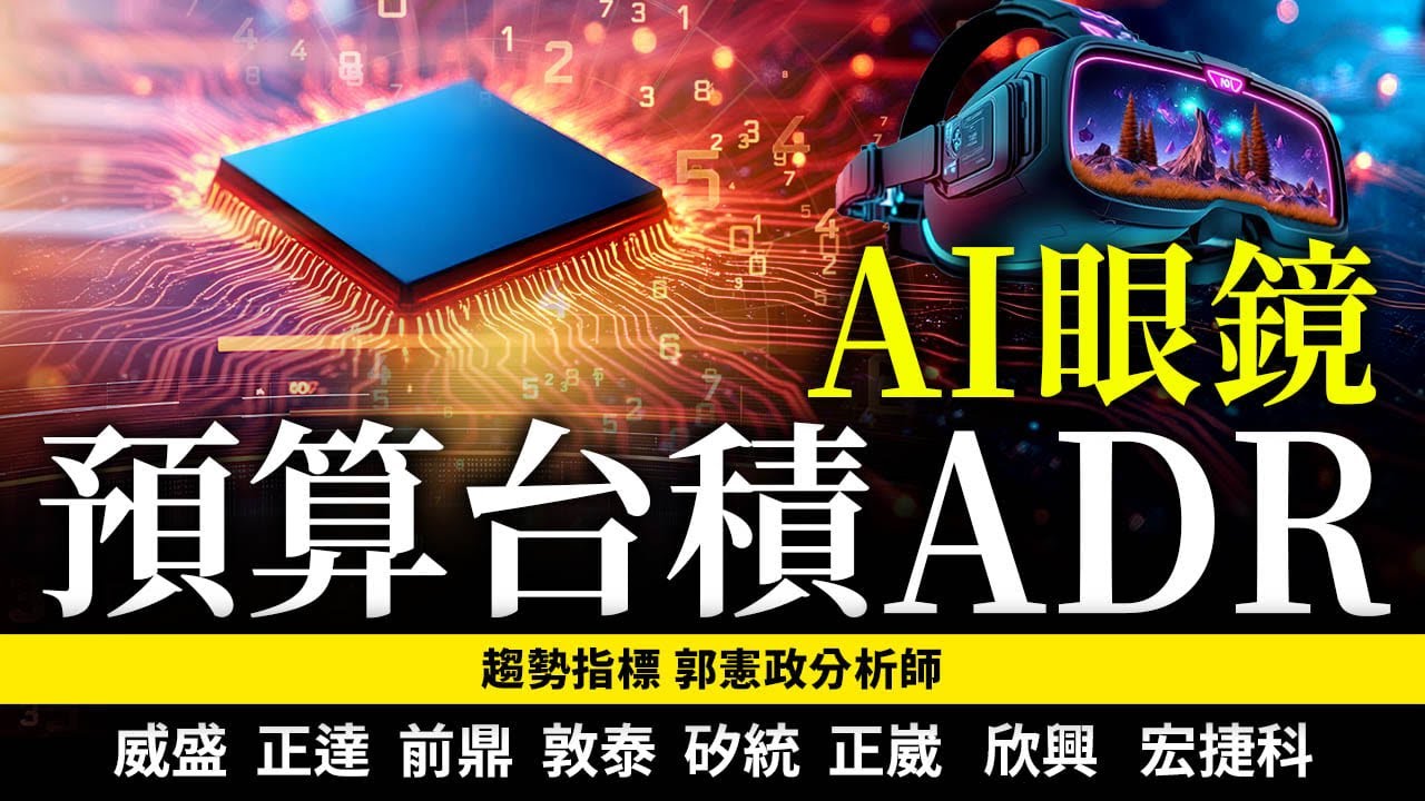 預算台積ADR AI眼鏡 20250120趨勢指標 郭憲政分析師