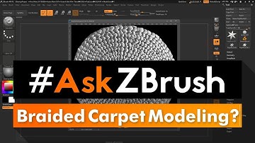#AskZBrush: “How can I model a braided carpet using ZBrush?”