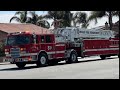 Oxnard Fire Department Truck 81 ( T81 ) Responding to a Traffic Collision!