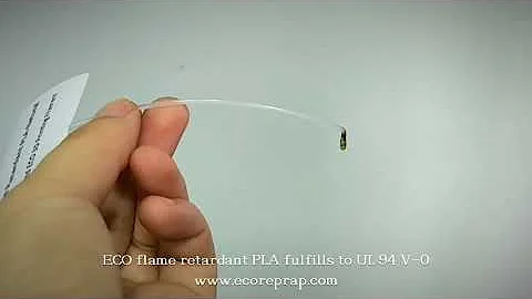 Flame Retardant PLA Filament Testing