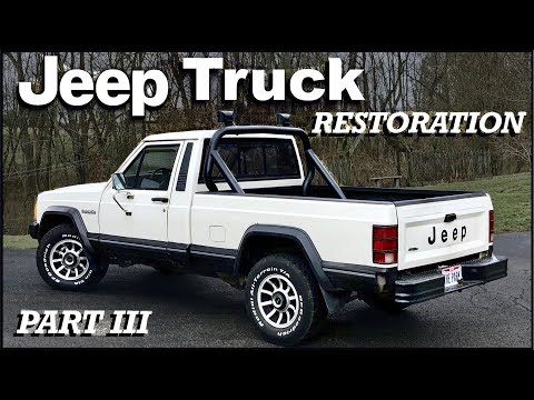 1987 Jeep Truck Restoration Project: Part 3 (New Rims & Sport Bar Install)