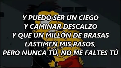 Chili Fernández - No Me Faltes Tú (letra)