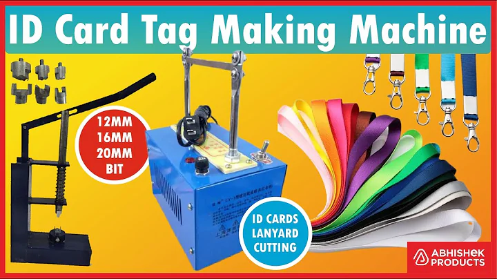 How To Make Best ID Card Tag, Lanyards - Simple Machine - Low Investment | Buy @ Abhishekid.com - DayDayNews