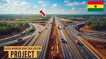 Finally! The Construction Of The Kasoa Winneba Mega Road Project Is Completing