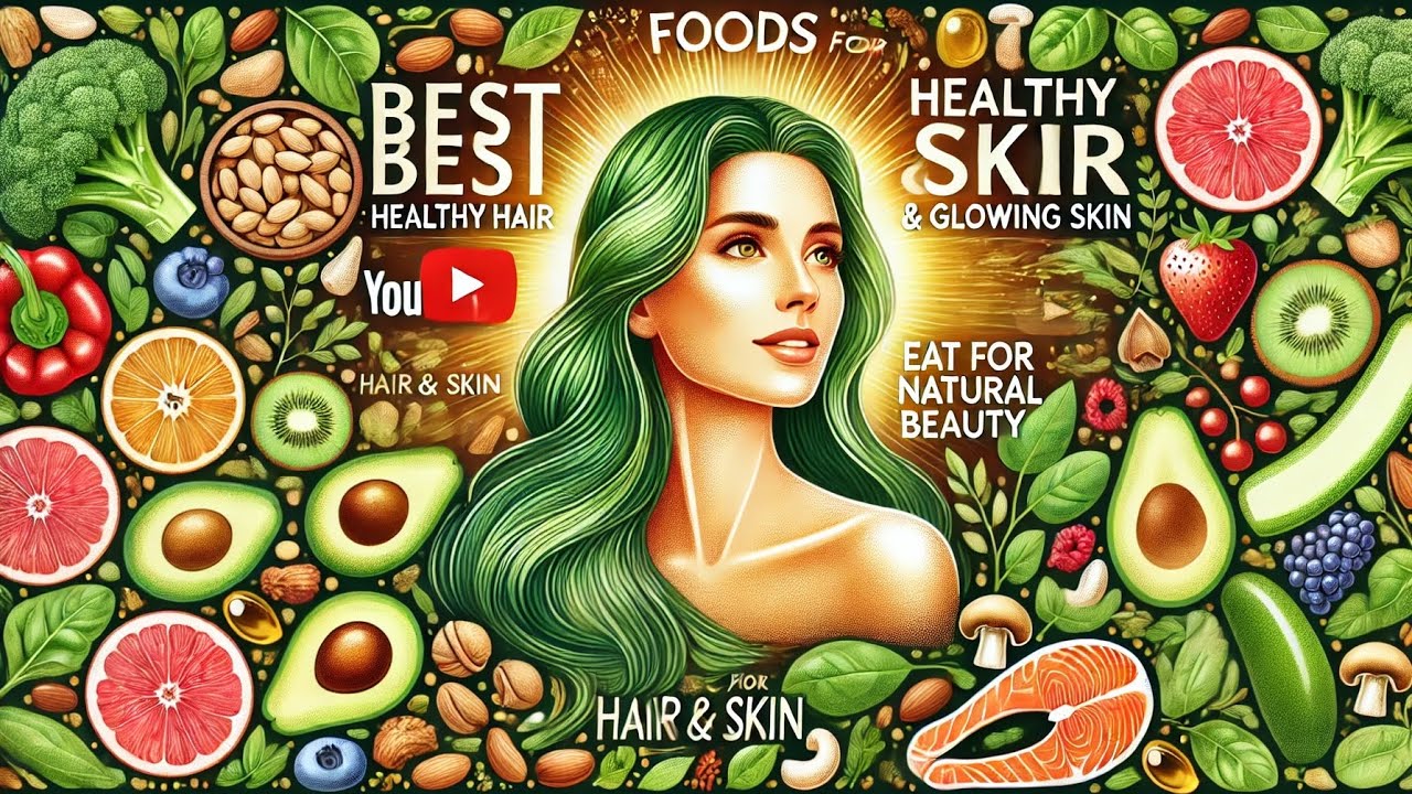 "5 Best Foods for Healthy Hair & Glowing Skin | Eat Your Way to Beauty ...