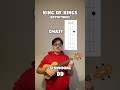 King Of Nothing - BoyWithUke (Ukulele Tutorial) #shorts