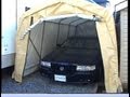 How To Build A Shelter Logic Portable Garage / Tent How To Build A Shelter Logic Portable Garage / Tent