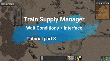 Factorio TSM tutorial part 3 - Wait Conditions and Interface