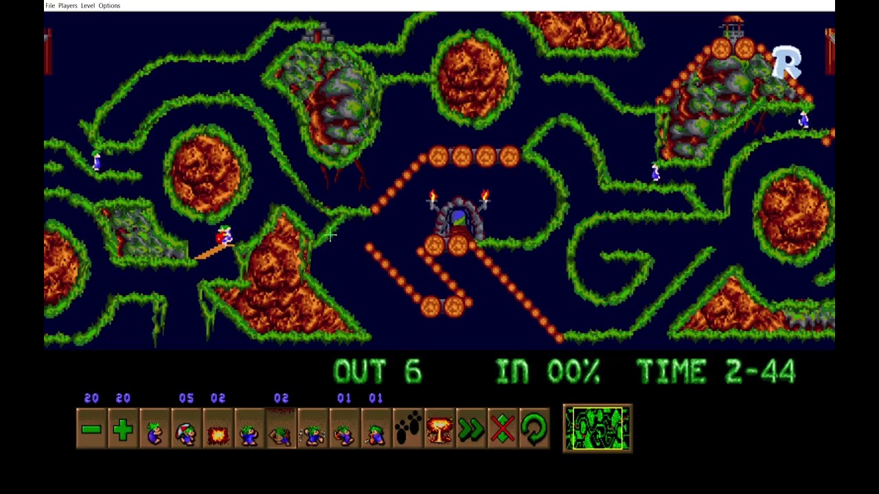 SuperLemmini Lemmings Genesis Megadrive (SUNSOFT 20) - Haunted