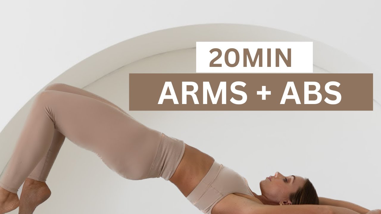 DAY 5: 20MIN TONED ARMS + ABS || Upper Body Sculpt (Minimal Equipment, No Repeats)
