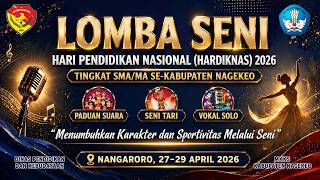 LOMBA SENI  - HARDIKNAS 2026 (VOCAL SOLO) TINGKAT SMA/MA SE-KABUPATEN NAGEKEO | SELASA 29 APRIL 2026