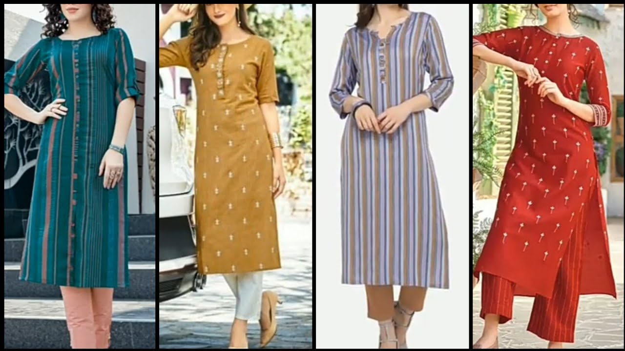 Long Kurti With Plazo | Simple dresses, Long kurti designs, Top design  fashion