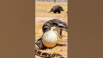 🐍❌ Python Eats Porcupine but Gets Ripped Apart by Quills!